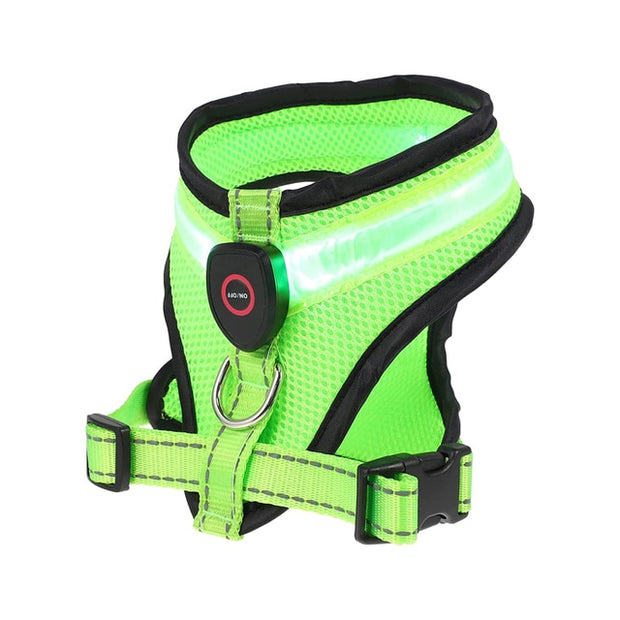 Rechargeable LED Light Dog Harness