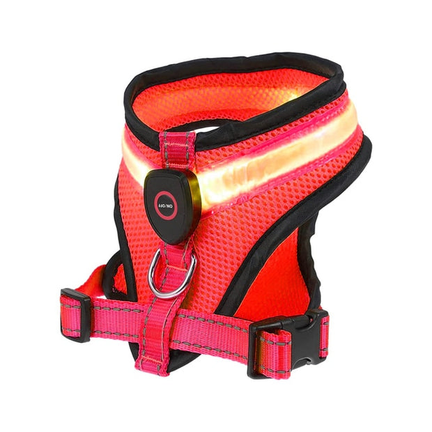 Rechargeable LED Light Dog Harness