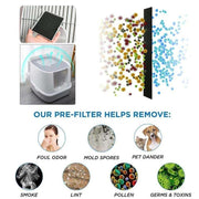 3pk Universal Pet Litter Box Replacement Filter
