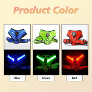 Rechargeable LED Light Dog Harness