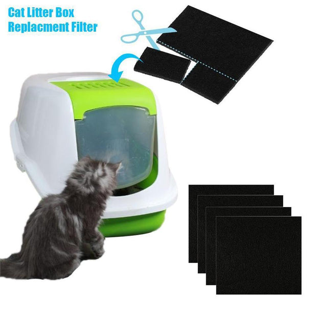 3pk Universal Pet Litter Box Replacement Filter